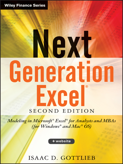 Title details for Next Generation Excel by Isaac Gottlieb - Wait list